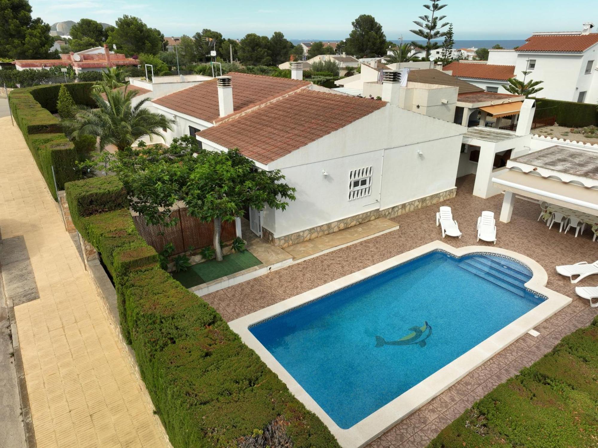Exclusiva Villa Con Piscina Calafat Buitenkant foto